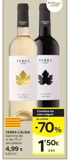 Caprabo TERRA CÀLIDA Gamma de vi oferta