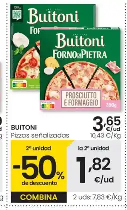 Eroski BUITONI Pizzas señalizadas oferta
