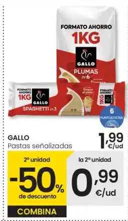 Eroski GALLO Pastas señalizadas oferta