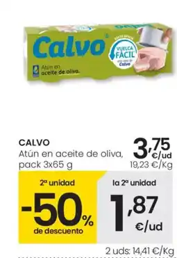 Eroski CALVO Atún en aceite de oliva oferta