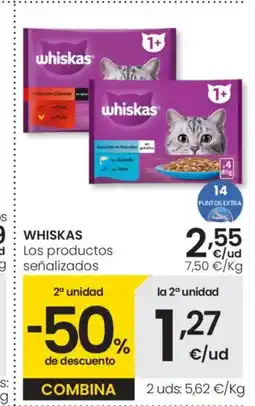 Eroski WHISKAS Los productos señalizados oferta