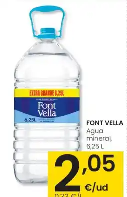 Eroski FONT VELLA Agua mineral oferta