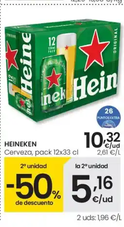 Eroski HEINEKEN Cerveza oferta