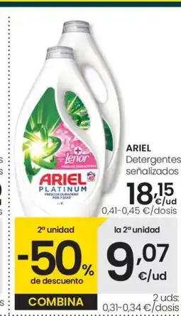 Eroski ARIEL Detergentes señalizados oferta