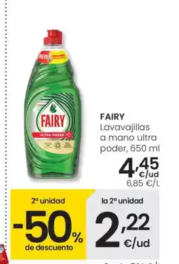Eroski FAIRY Lavavajillas a mano ultra poder oferta