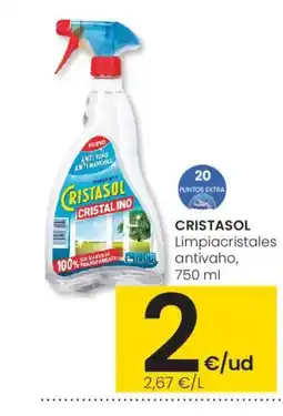 Eroski CRISTASOL Limpiacristales antivaho oferta