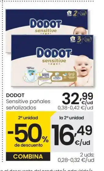 DODOT Sensitive pañales señalizados