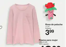 Zeeman Rosa de peluche oferta