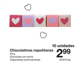 Zeeman Chocolatinas napolitanas oferta