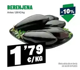 AhorraMas Berenjena oferta
