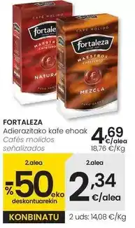 Eroski Fortaleza - cafés molidos oferta