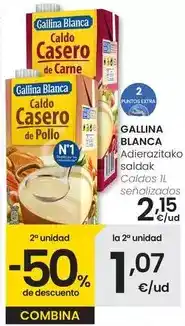 Eroski Gallina blanca - caldos oferta