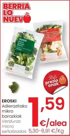Eroski Eroski - verduras micro oferta