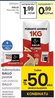 Eroski Gallo - piumas n6 oferta