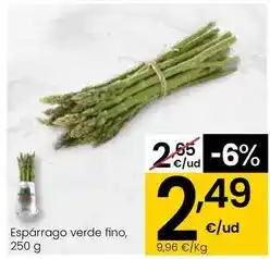 Eroski Esparrago verde fino oferta