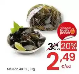 Eroski Mejillón oferta