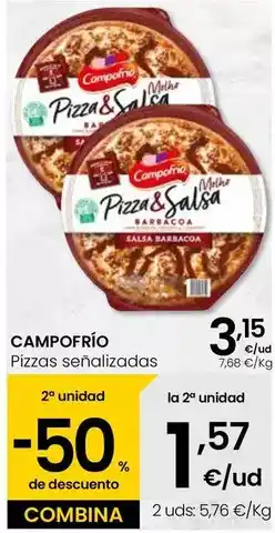 Eroski Campofrío - pizzas oferta