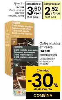 Eroski Eroski - café molido expreso natural oferta