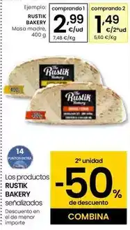 Eroski The rustik bakery - masa madre oferta