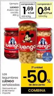 Eroski Luengo - alubia roja cocida oferta
