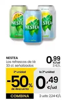 Eroski Nestea - los refrescos de te oferta