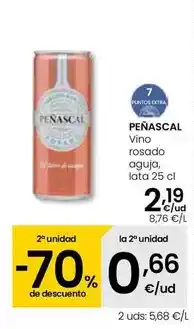 Eroski Peñascal - vino rosado aguja oferta