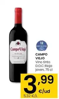 Eroski Campo viejo - vino tinto d.o.c. rioja joven oferta