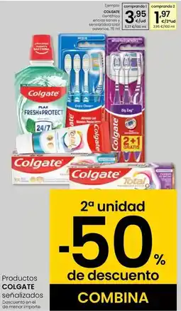 Eroski Colgate - dentifrico encías sanas y sensibilidad total advance oferta
