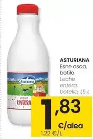 Eroski Asturiana - leche entera oferta
