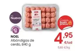 Eroski Noel - albondigas de cerdo oferta