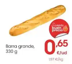 Eroski Barra grande oferta