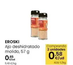Eroski Eroski - ajo deshidratado molido oferta