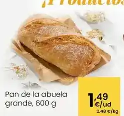 Eroski Pan de la abuela grande oferta