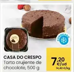 Eroski Casa do crespo - tarta crujiente de chocolate oferta