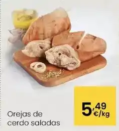Eroski Orejas de cerdo saladas oferta