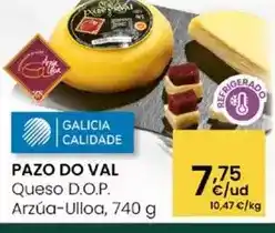 Eroski Pazo do val - queso d.o.p. arzua-ulloa oferta
