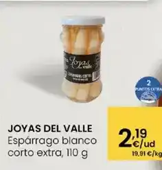 Eroski Joyas del valle - espárrago blanco corto extra oferta
