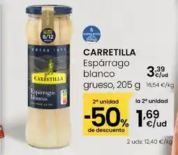 Eroski Carretilla - espárragos blanco grueso oferta