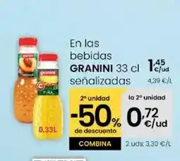 Eroski Granini - en las bebidas oferta