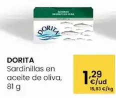Eroski Dorita - sardinillas en aceite de oliva oferta