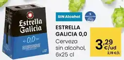 Eroski Estrella galicia - 0,0 cerveza sin alcohol oferta