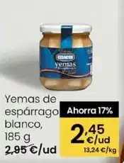 Eroski Cidacos - yemas de esparrago blanco oferta