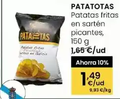 Eroski Patatotas - patatas fritas en sarten picantes oferta