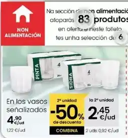 Eroski En los vasos senalizados oferta