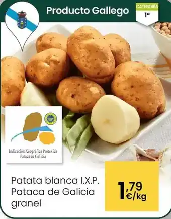 Gallego - patata blanca i.x.p. pataca de galicia granel