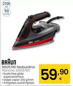 Eroski Braun - plancha si5057rd oferta