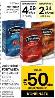 Eroski Fortaleza - café molido natural oferta
