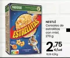 Nestlé - cereales de estrellitas con miel