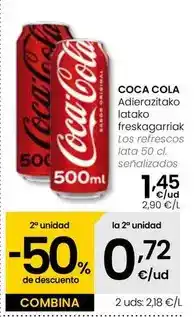 Eroski Coca-cola - los refrescos oferta