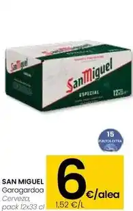 Eroski San miguel - cerveza oferta